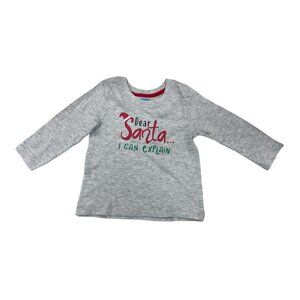 Dear Santa I Can Explain Toddler Long Sleeve Shirt - 12  Mos